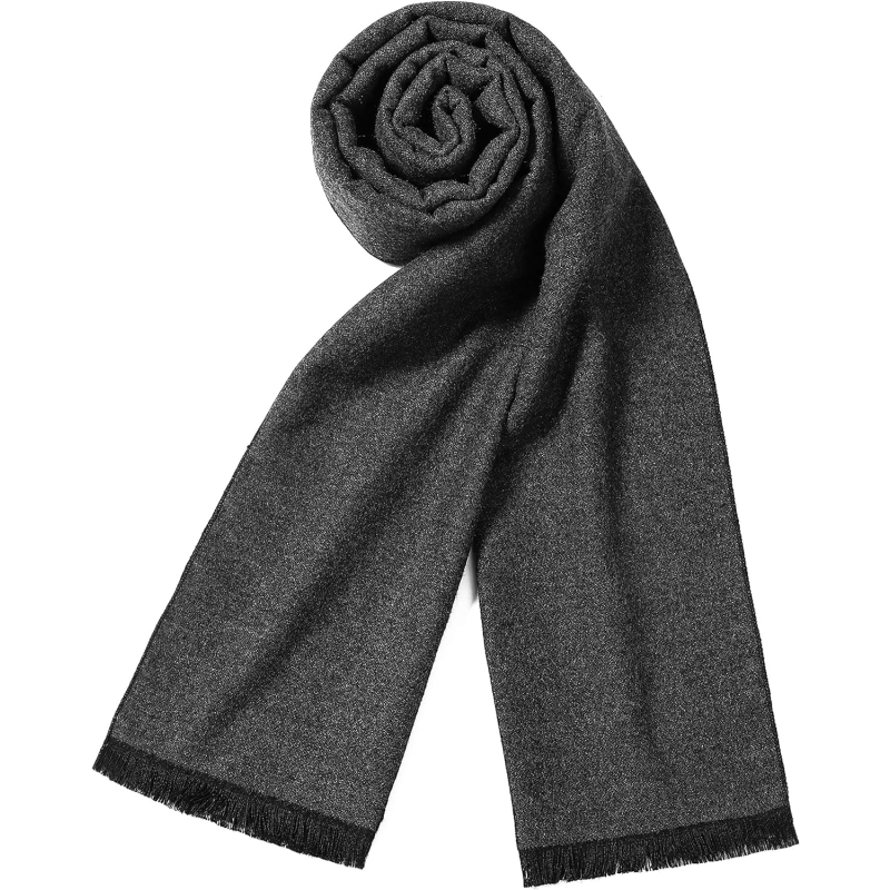 EONPOW Warm Winter Scarf Men, Mens Autumn Plaid Scarves - Image 4